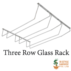 Three Row Glass Rack - Vi Style E-SHOP